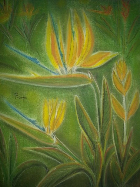 وردة طائر الجنة